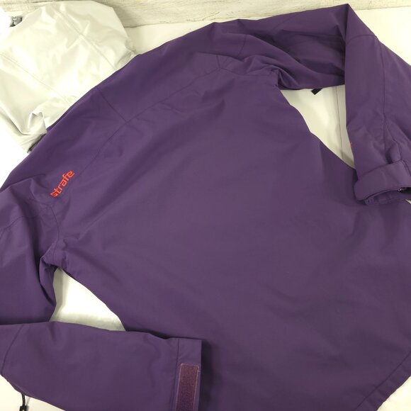 STRAFE Silver Queen WOMEN'S SIZE MED Snow Ski PURPLE Jacket Hooded Polartec - Picture 4 of 16